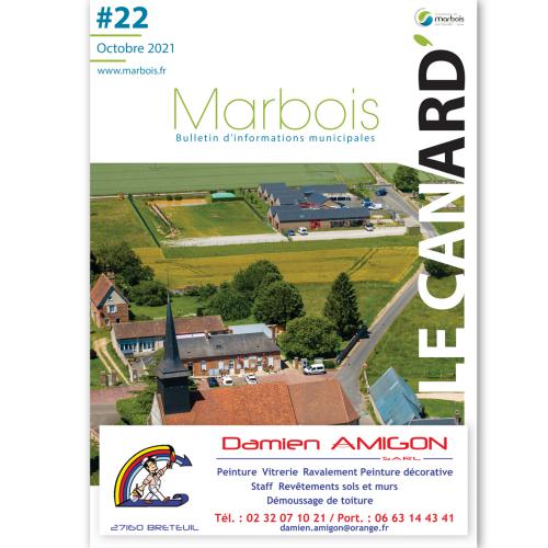 Création et réalisation Bulletin municipal mMarbois 27160